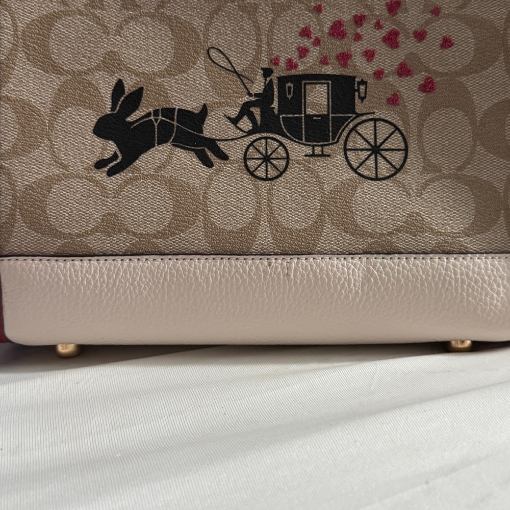 Coach Lunar New Year Dempsey Carryall Bag Rabbit and Carriage - Picture 2 of 8